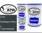 Preview: Ford, Nordikgrün Mica, 2 / XSC2334CM: 500ml Lackdose + 500ml Klarlack + 250ml Härter - Set, von ATW Autoteile West.